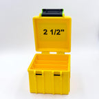 Nail box for STRAIGHT BRADS 16 GAUGE. 2in - 2 1/2in - 2 1/4in. Galvanized nail organizer. Spotnails.