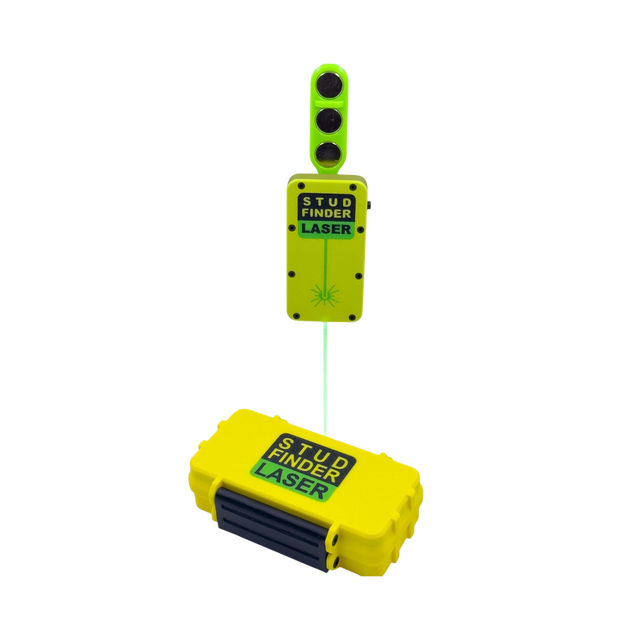 Magnetic Stud Finder with Laser Line Guide (Red / Green Laser)
