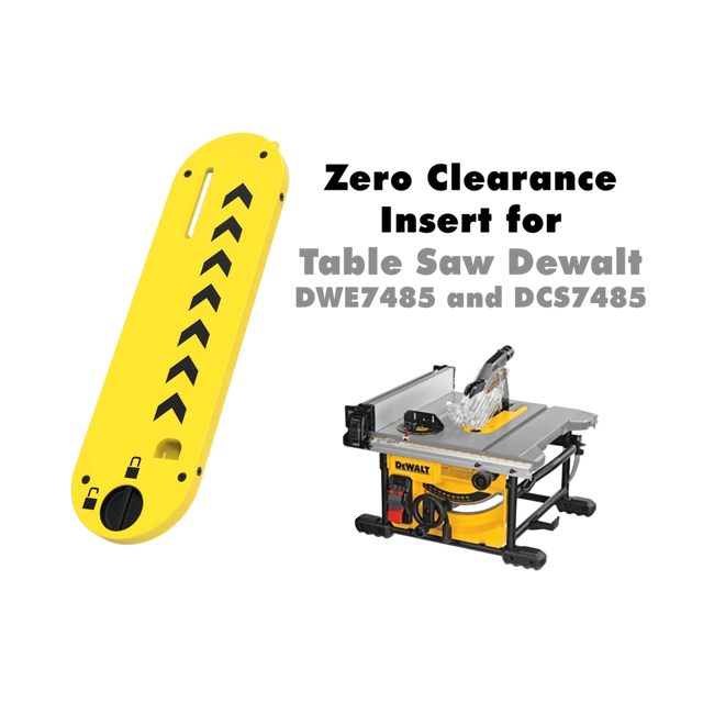 Zero Clearance Insert for DeWALT Table Saws