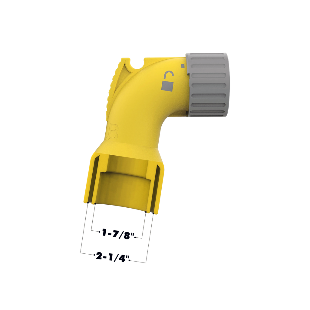 Dust Port Adapter Elbow with Bucket Hook for DeWALT Corded Miter Saws 3DKUB