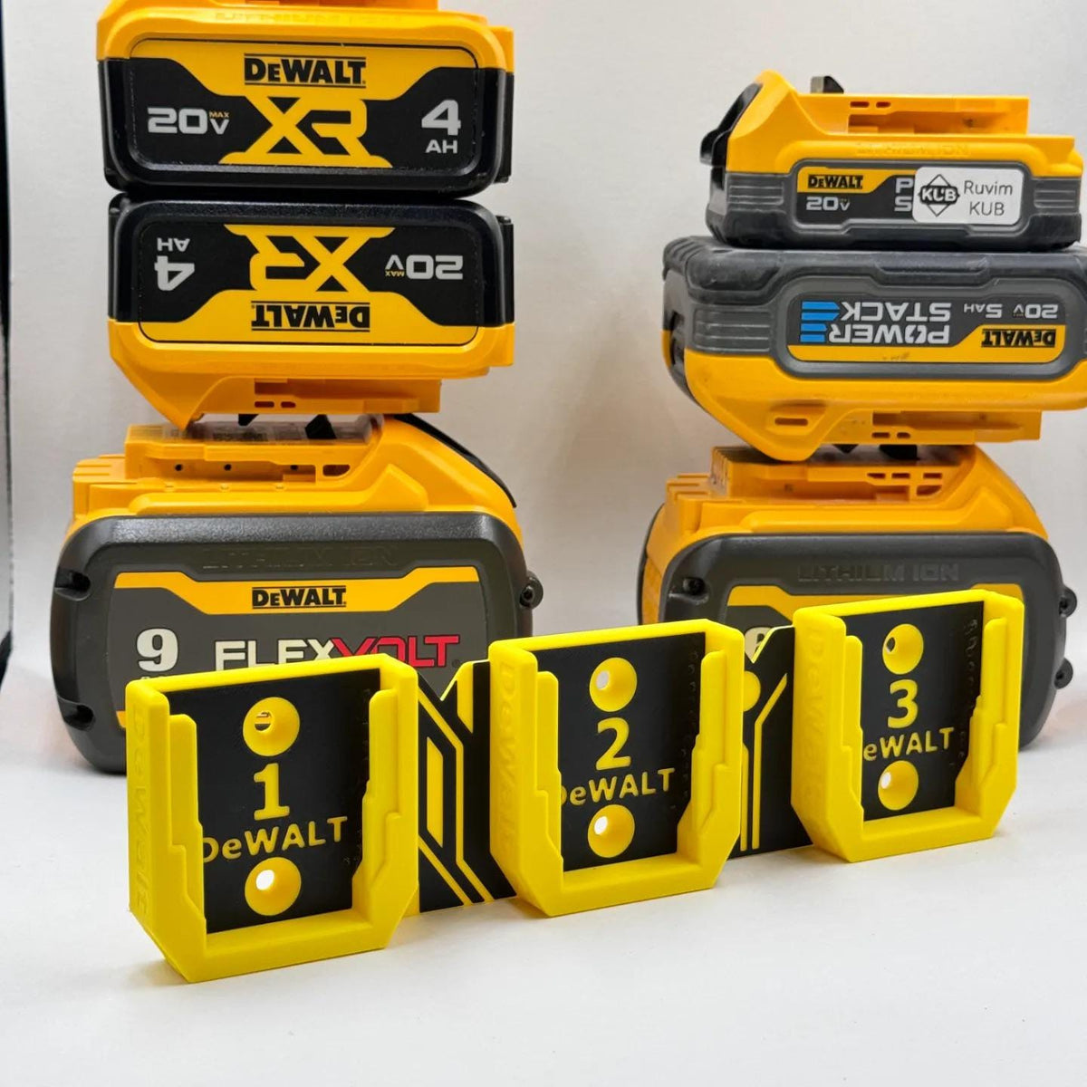 DeWALT Battery Holder / Mount (18V, 20V, 60V)