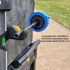 Tape dispenser mount for TOUGHBUILT STACKTECH Paper Towel Holder (TB-B1-A-32)