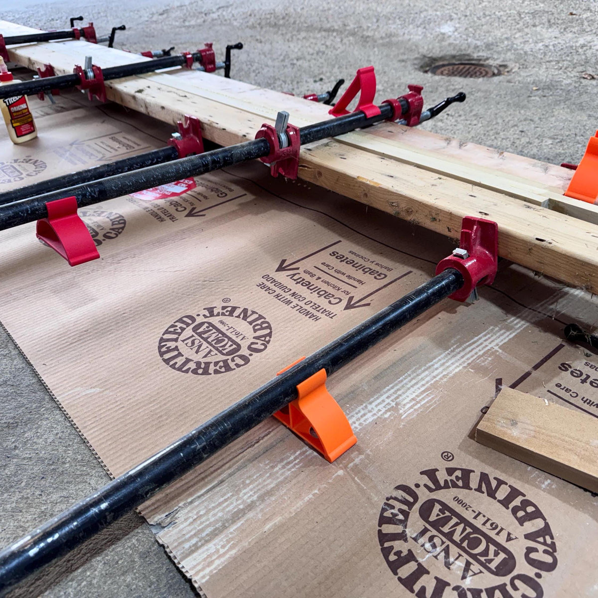 Support Legs for 3/4" Pipe Clamps