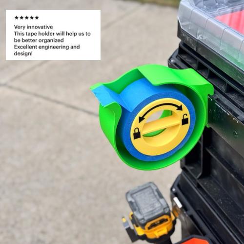 Tape Dispenser Mount for ToughBuilt StackTech & Cliptech Bar (#TB-B1-A-30)