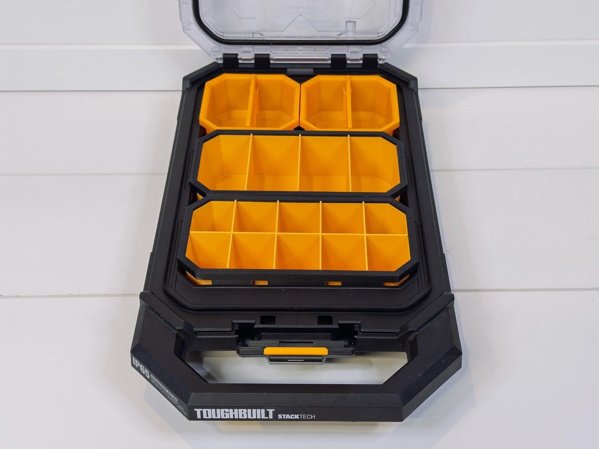 Containers for the ToughBuilt StackTech Storage System, Long Bin
