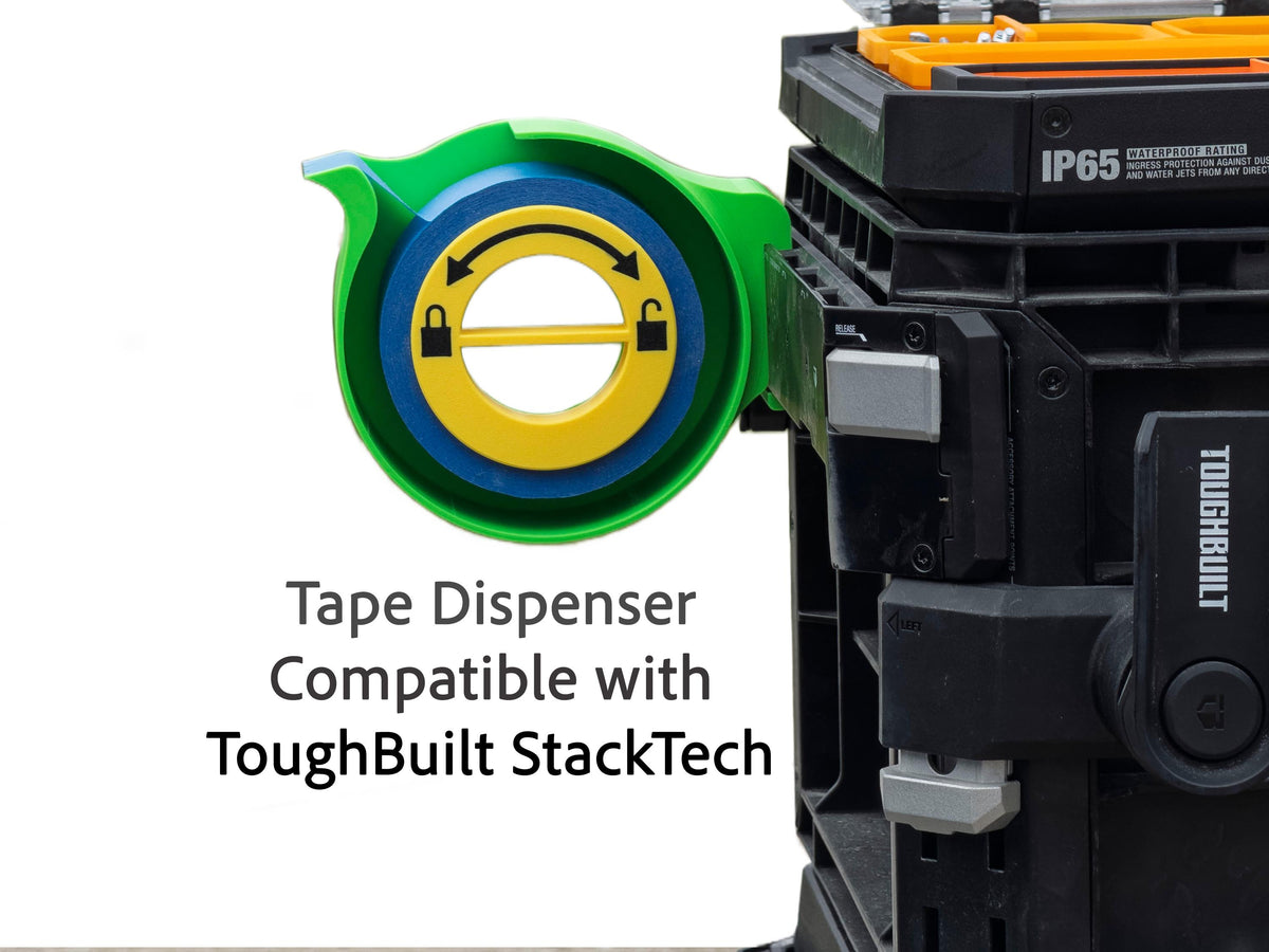 Tape Dispenser Mount for ToughBuilt StackTech & Cliptech Bar (#TB-B1-A-30)